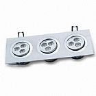 Drei LED-Strahler