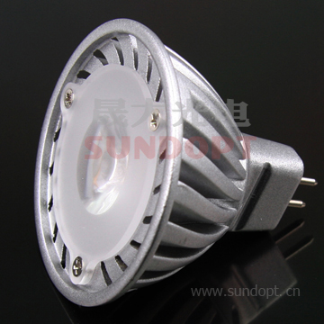 1 * 3W MR16 LED Strahler Sandstrahlen CREE