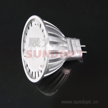 1 * 3W MR16 LED Strahler Sandstrahlen CREE