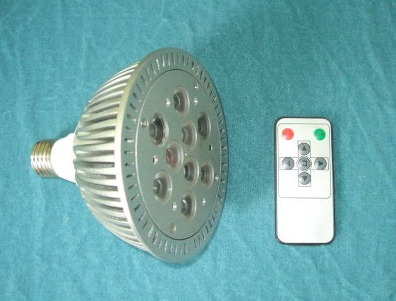 9W E27 Serie mit Fernbedienung Strahler