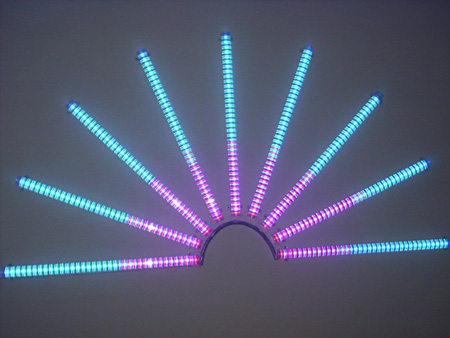 LED Zaun Rohr