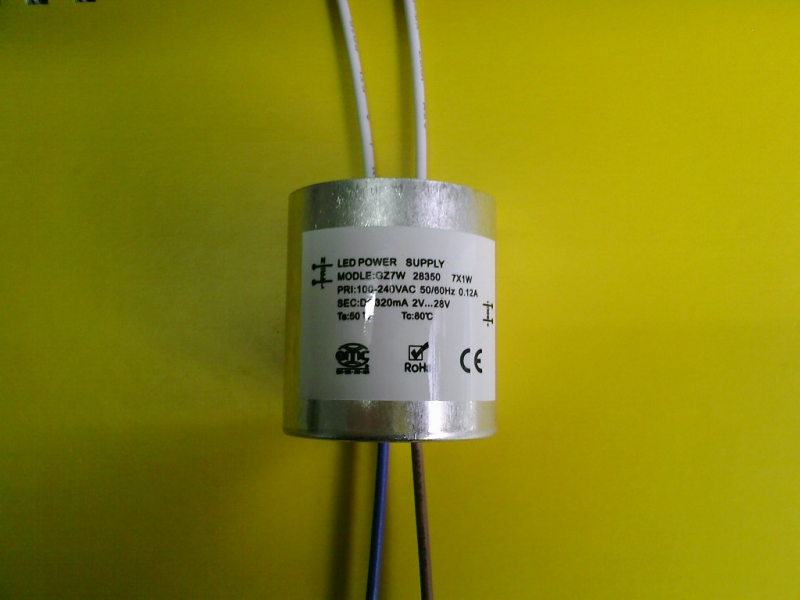 7W LED-Laufwerk Stromversorgung
