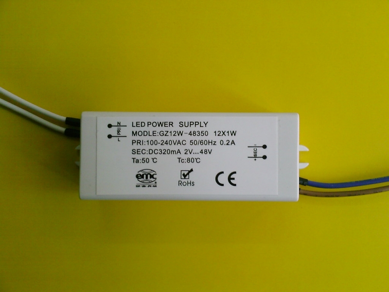 12W LED Netzteil LED Leuchtstoffröhre Antriebsleistung