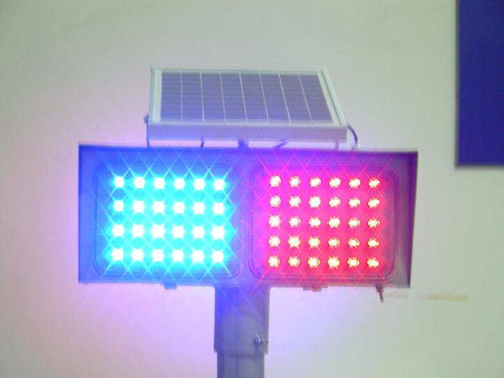 Solar-LED-Warnlicht