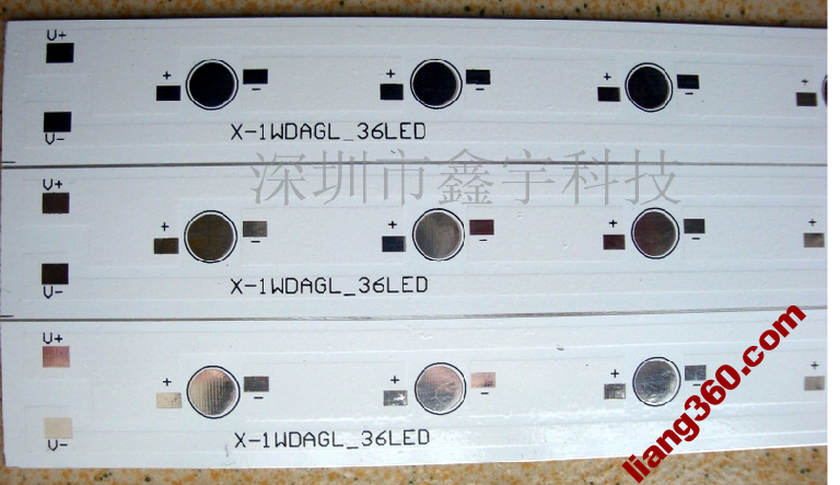 LED1W High-Power-fluoreszierende Aluminiumplatte